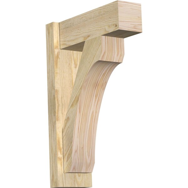 Ekena Millwork Legacy Block Rough Sawn Outlooker, Douglas Fir, 6"W x 16"D x 24"H OUT06X16X24LEC05RDF - main